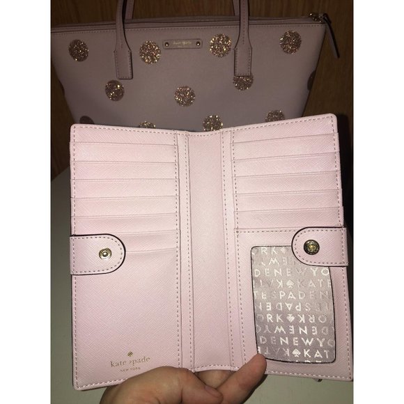 Kate spade haven lane hani tote with matching wall - Picture 4 of 4